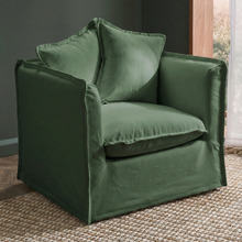 Montauk Upholstered Slipcover Armchair